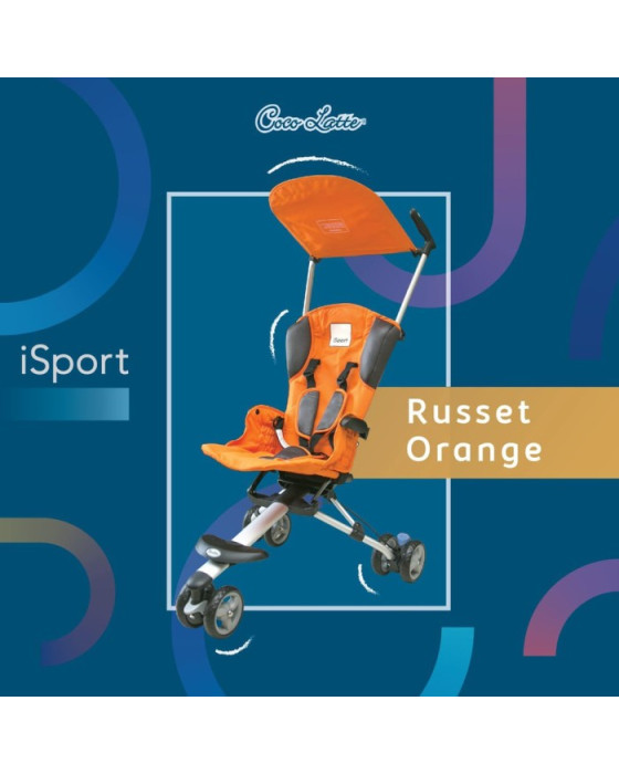 STROLLER COCOLATTE CL-8 ISPORT JYOR RUSSET ORANGE