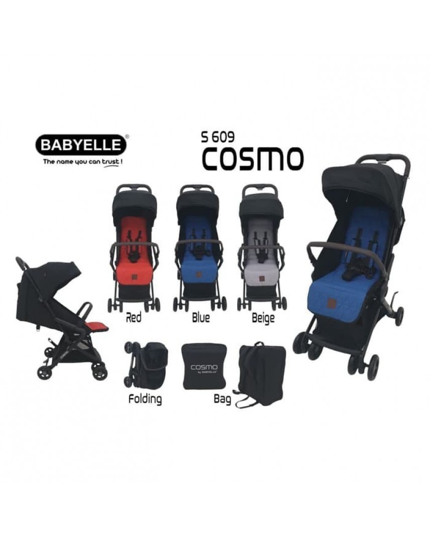 STROLLER BABYELLE S609 COSMO BLUE willowbabyshop