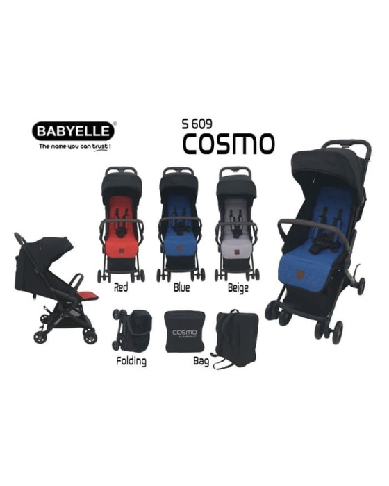 STROLLER BABYELLE S609 COSMO - BLACK