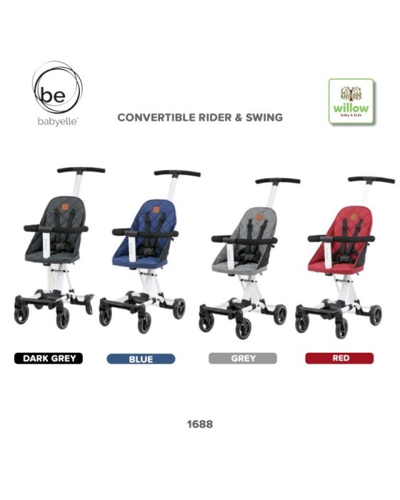 BABYELLE 1688 CONVERTIBLE RIDER + SWING