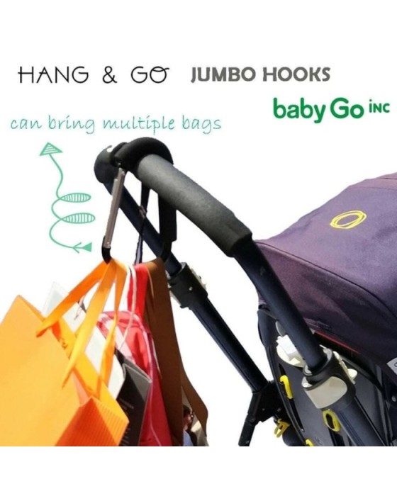 BABY GO HANG N GO JUMBO HOOKS