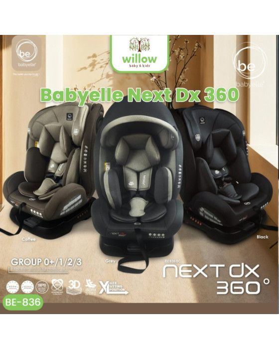 Dudukan Mobil Bayi Babyelle Next Dx 360
