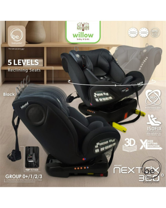 Dudukan Mobil Bayi Babyelle Next Dx 360
