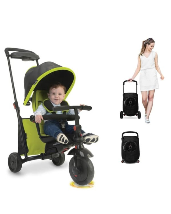 SMART TRIKE SMARTFOLD 500 GREEN SEPEDA BAYI 
