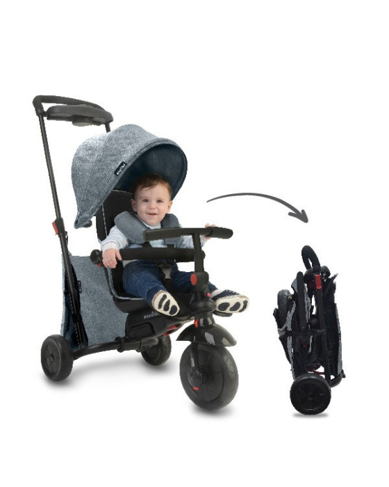 SMART TRIKE SMARTFOLD 500+ (SEPEDA RODA TIGA) - MELANGE RED