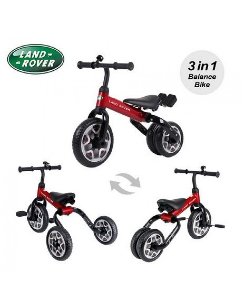 RASTAR LAND ROVER TRICYCLE 3IN1 willowbabyshop