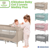 Box Tidur Bayi Kikkaboo Baby Cot 2 Levels Medley Plus