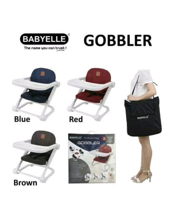 BABYELLE BE-906 BOOSTER SEAT GOBBLER - BLACK