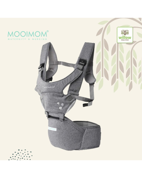 MOOIMOM K7913 HIPSEAT CARRIER (GENDONGAN BAYI) - GREY