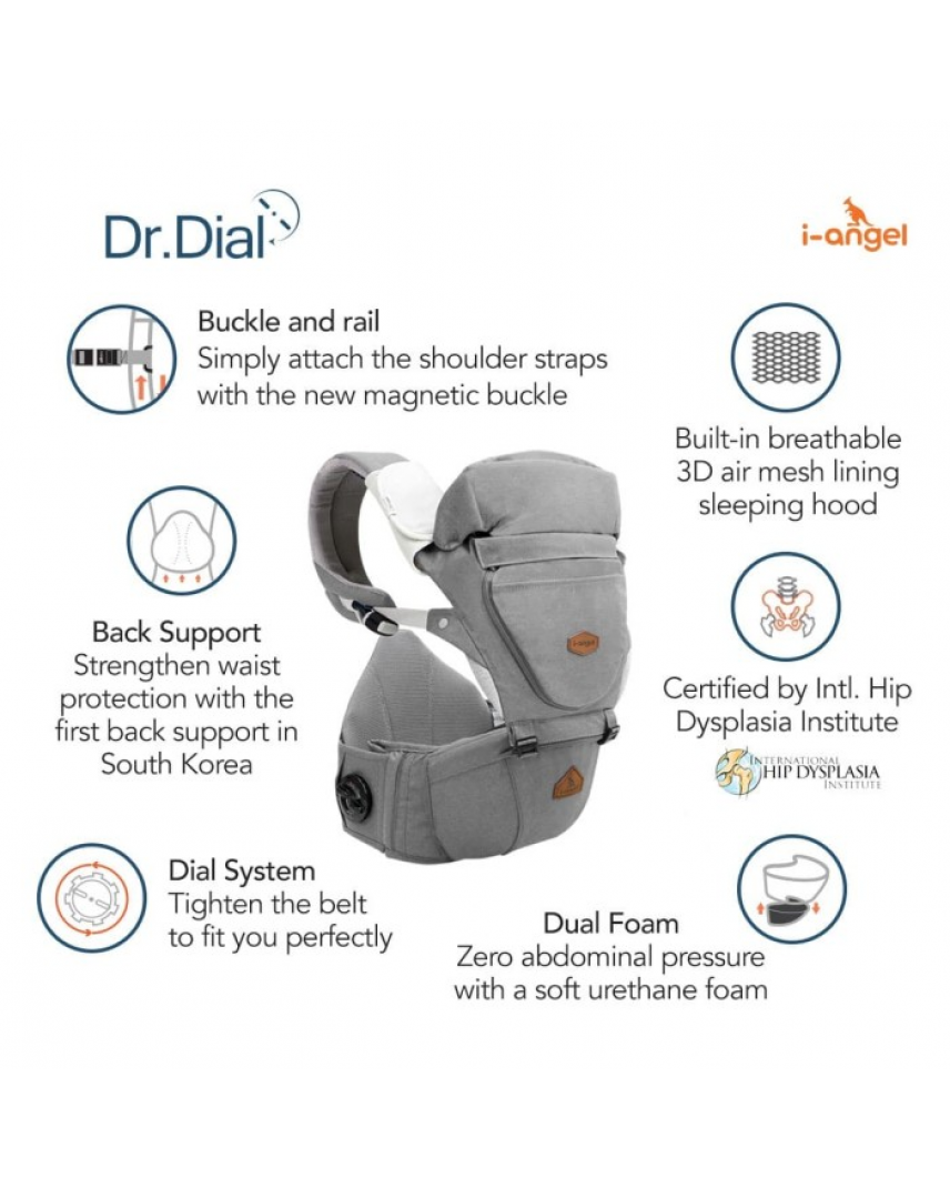 I ANGEL DR. DIAL GRAY GENDONGAN BAYI willowbabyshop