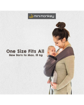 MINI MONKEY MINI SLING MESH (GENDONGAN) - GREY