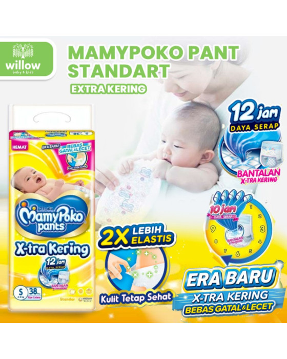 MAMYPOKO PANTS STANDART X-TRA KERING (ULTRA JUMBO) POPOK SEKALI PAKAI