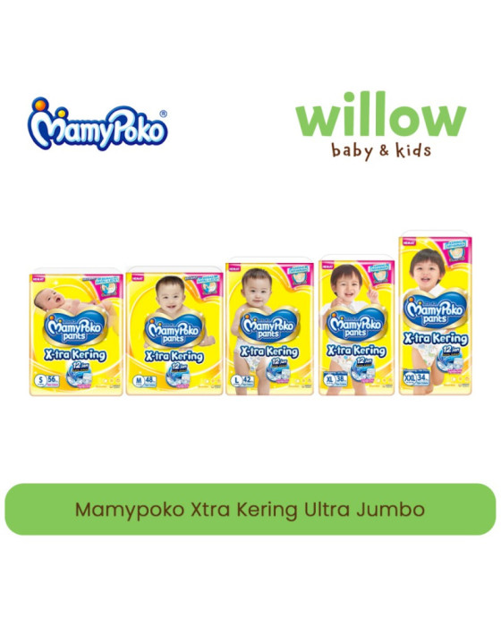 MAMYPOKO PANTS STANDART X-TRA KERING (ULTRA JUMBO) POPOK SEKALI PAKAI