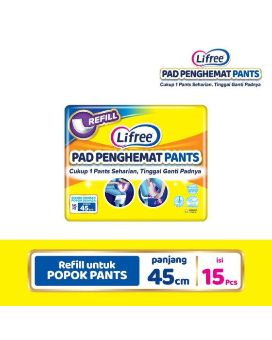 LIFREE PAD PENGHEMAT POPOK PANTS 15P