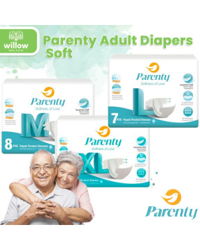 Parenty Adult Diapers Soft Popok Dewasa