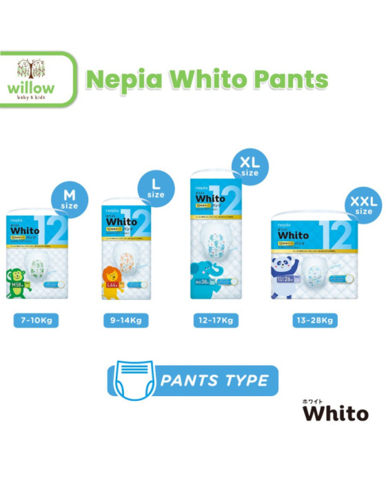 Nepia Whito Pants Popok Bayi
