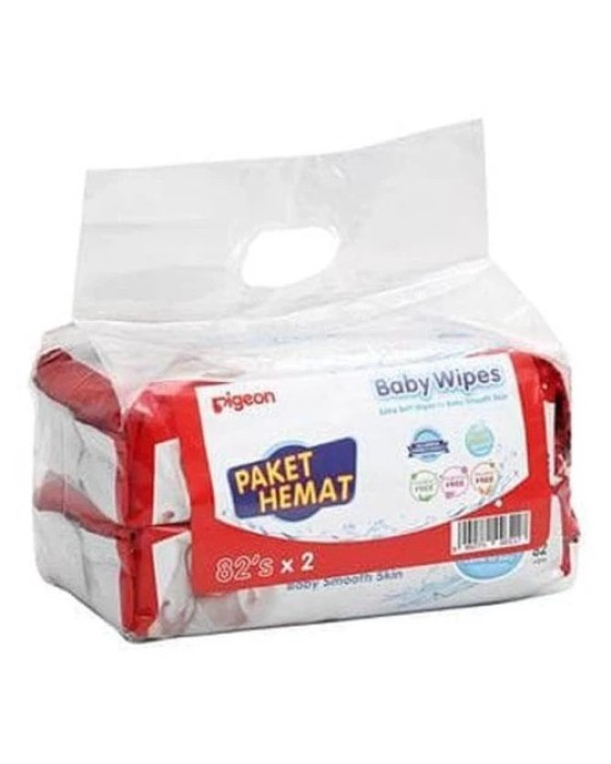 PIGEON BABY WIPES 82S REFILL PURE WATER 15862 P2 ISI 2 PACK