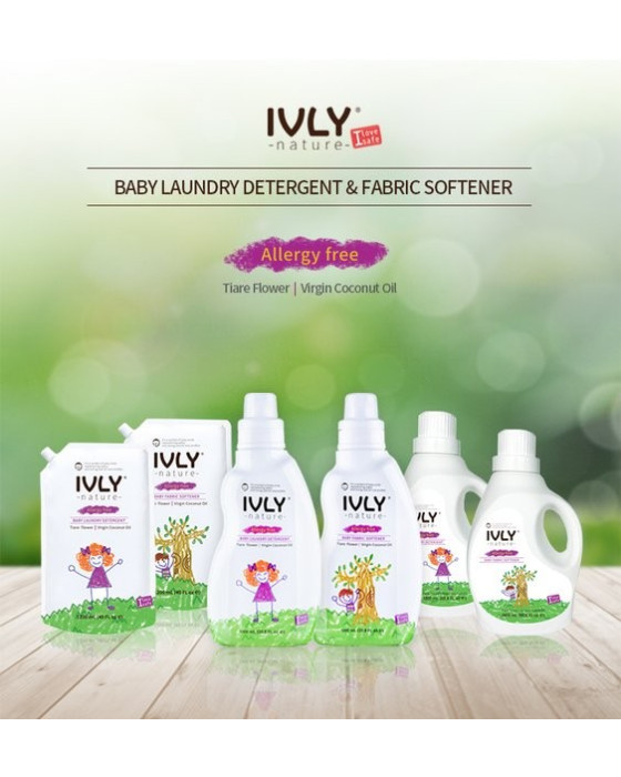 IVLY NATURE SOFTERNER TIARE FLOWER-COCONUT OIL REFILL 1200ML