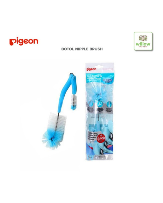 Pigeon 2In1 Bottle Nipple Brush Sikat Cuci Botol