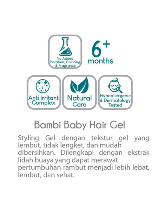 Bambi Baby Hair Gel 50ml