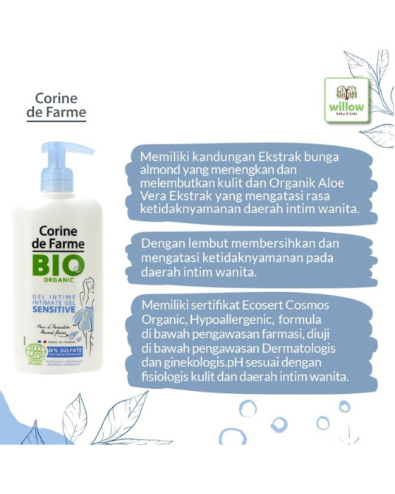 CORINE INTIMATE GEL SENSITIVE 250ML