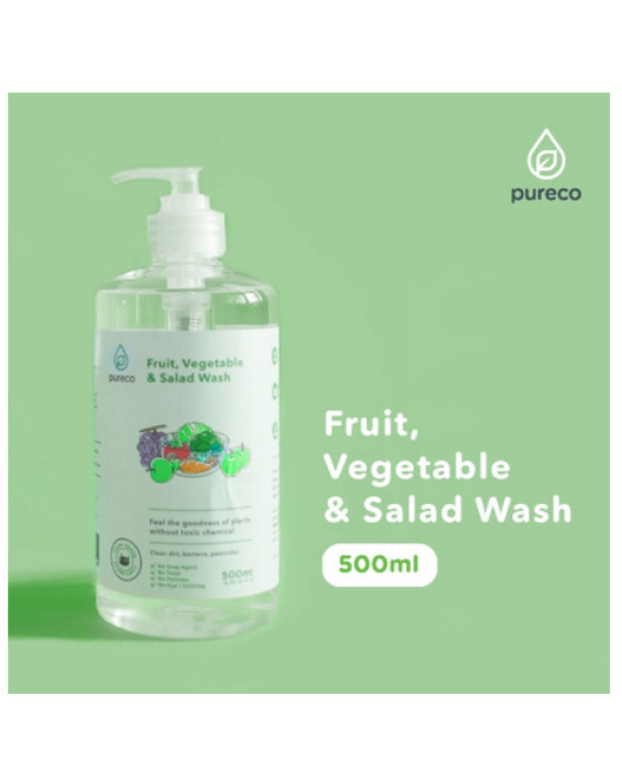 PURECO WASH FRUIT VEGETABLE AND SALAD 500ML