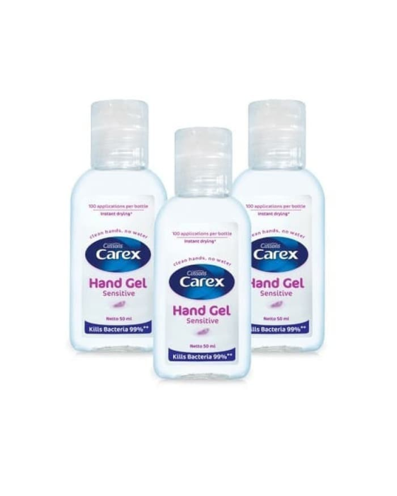 CUSSONS CAREX HAND GEL SENSITIVE 50ML