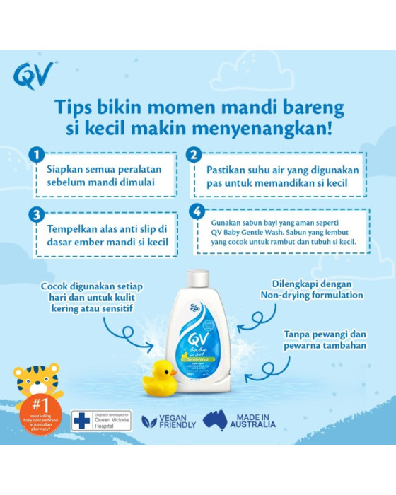 QV BABY GENTLE WASH 250ML