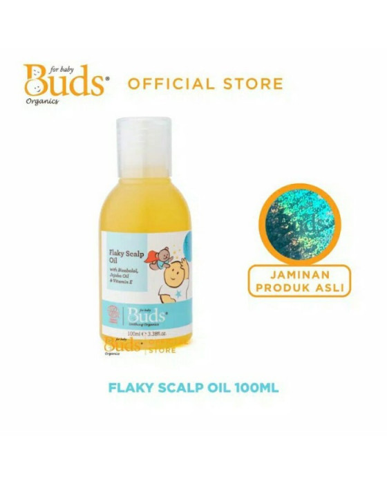 Buds Soothing Organics Flaky Scalp Oil 100ml