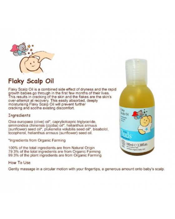 Buds Soothing Organics Flaky Scalp Oil 100ml