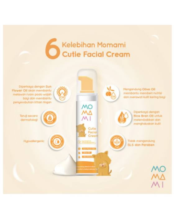 MOMAMI BODYCARE CUTIE FACIAL CREAM 50GR