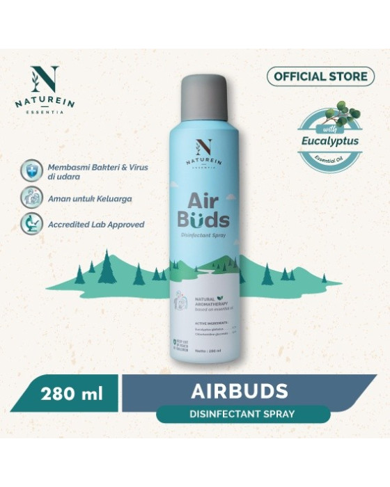 NATUREIN AIR BUDS DISINFECTANT SPRAY 280ML