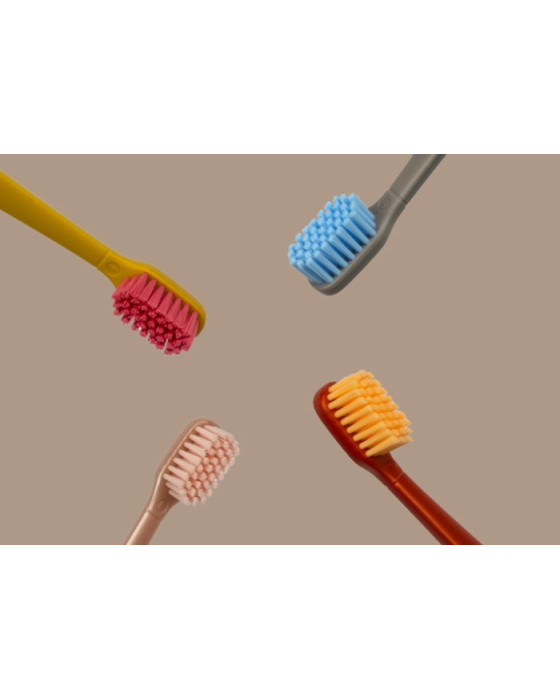 FLIPPER TWIGO ADULTS TOOTHBRUSH - ROSEGOLD&GARNET