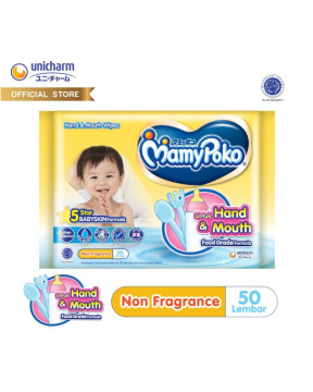 Mamypoko Wipes Hand & Mouth Tissue Basah