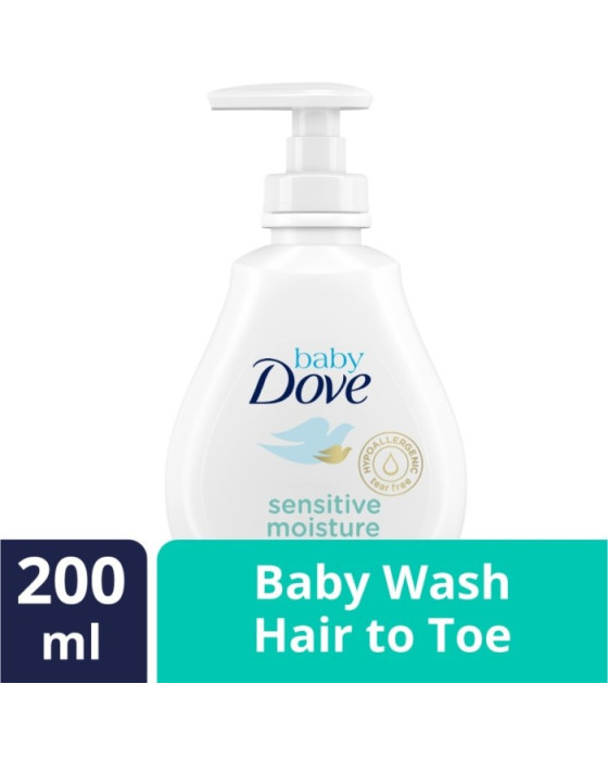 DOVE BABY HAIR TOE SENSITIVE MOISTURE ST 200ML