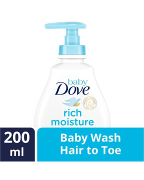 DOVE BABY HAIR TOE RCH MOISTURE ST 200ML