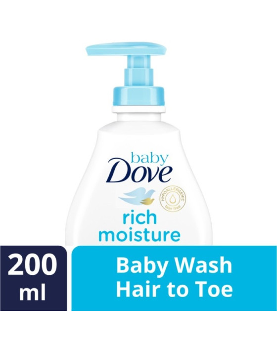 DOVE BABY HAIR TOE RCH MOISTURE ST 200ML