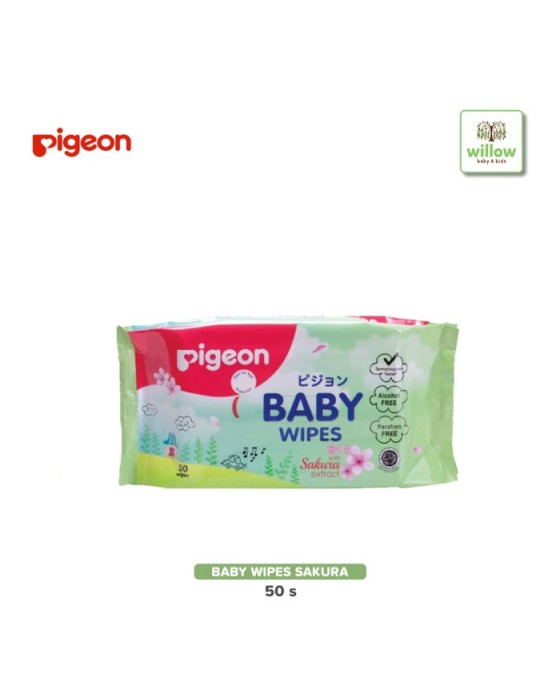 PIGEON BABY WIPES SAKURA 50S