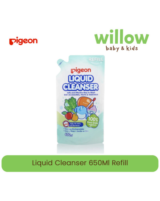 Pigeon Liquid Cleanser 650Ml Refill Pembersih Botol Bayi dan Anak