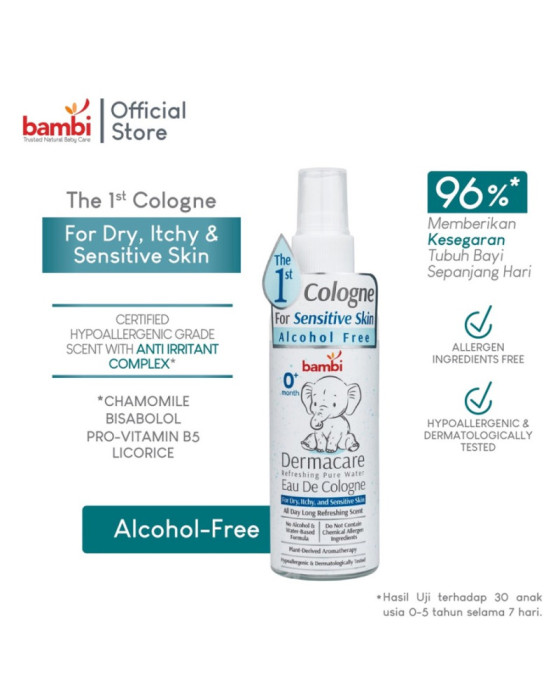 Parfume Bayi Bambi Dermacare Eau De Cologne 100Ml