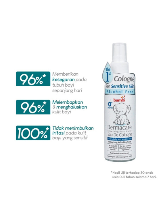Parfume Bayi Bambi Dermacare Eau De Cologne 100Ml