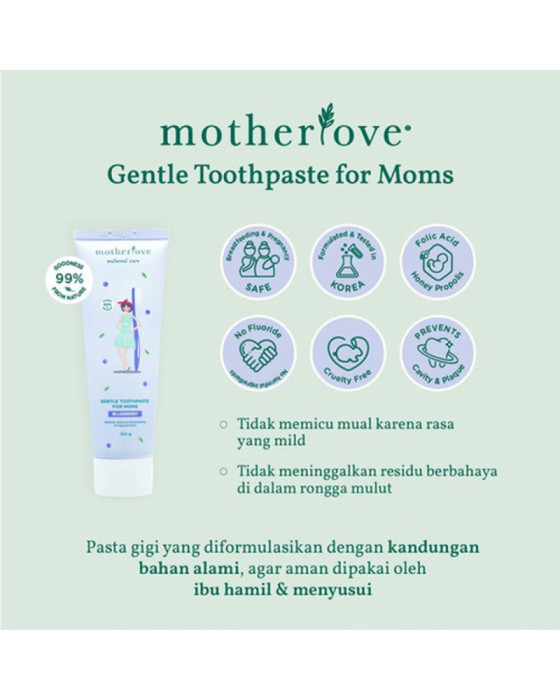 Motherlove Gentle Toothpaste For Moms Pasta Gigi 100Gr