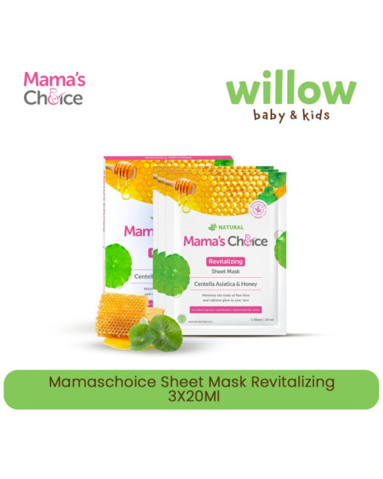 Mamaschoice Sheet Mask Revitalizing 3X20Ml Masker Wajah