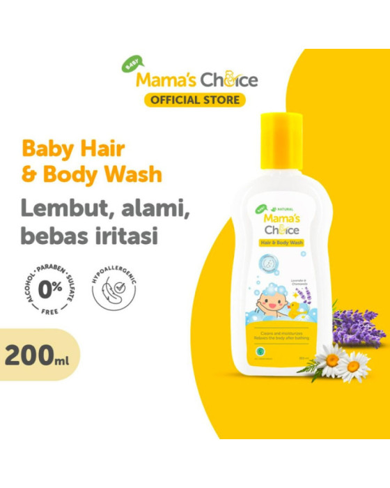 Mamaschoice Baby Hair N Body Wash 200Ml Sabun Bayi