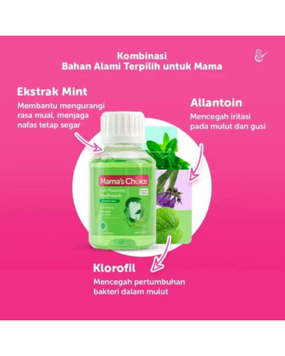 Mamaschoice Non Fluoride Mouthwash 100Ml Kesehatan Mulut