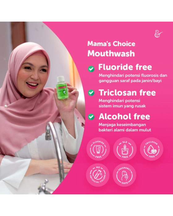 Mamaschoice Non Fluoride Mouthwash 100Ml Kesehatan Mulut