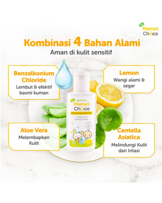 Mamaschoice Moisturizing Hand Gel 60Ml Perawatan Tangan