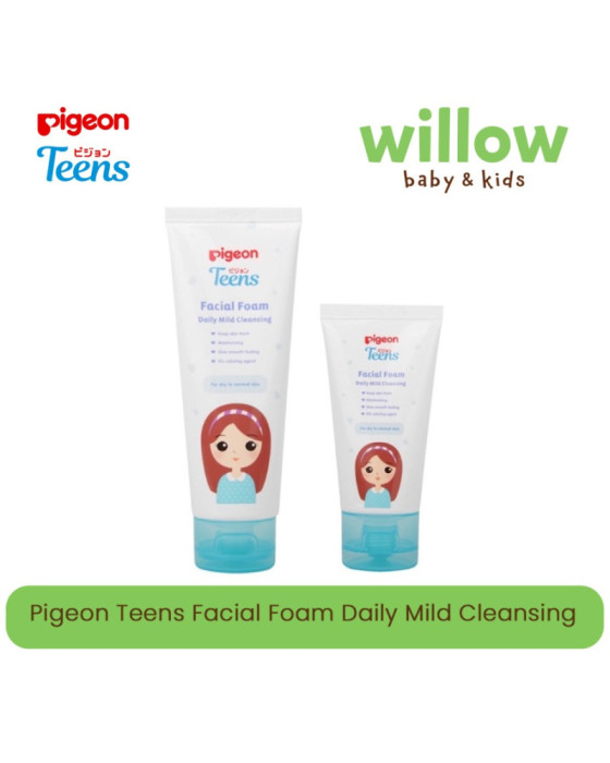 Pigeon Teens Facial Foam Daily Mild Cleansing Sabun Muka Wajah