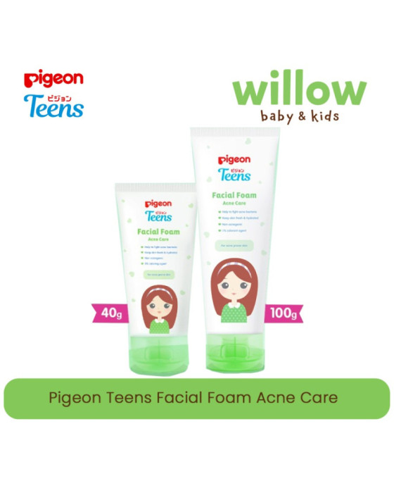 Pigeon Teens Facial Foam Acne Care Sabun Muka Wajah