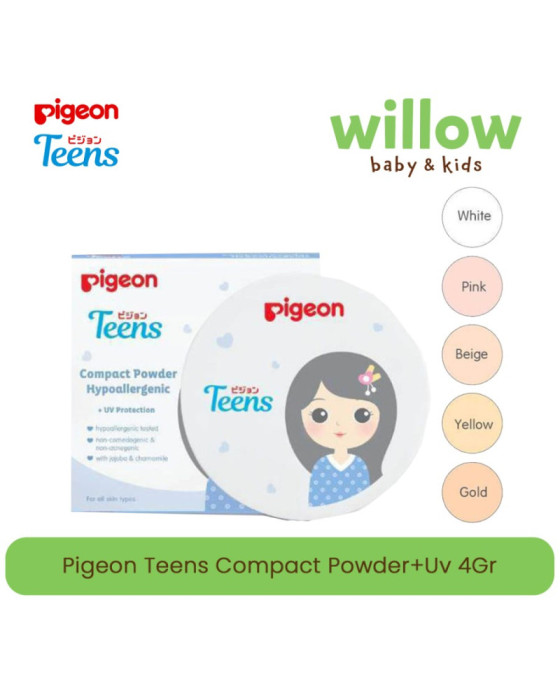 Pigeon Teens Compact Powder+UV Bedak Wajah 14Gr